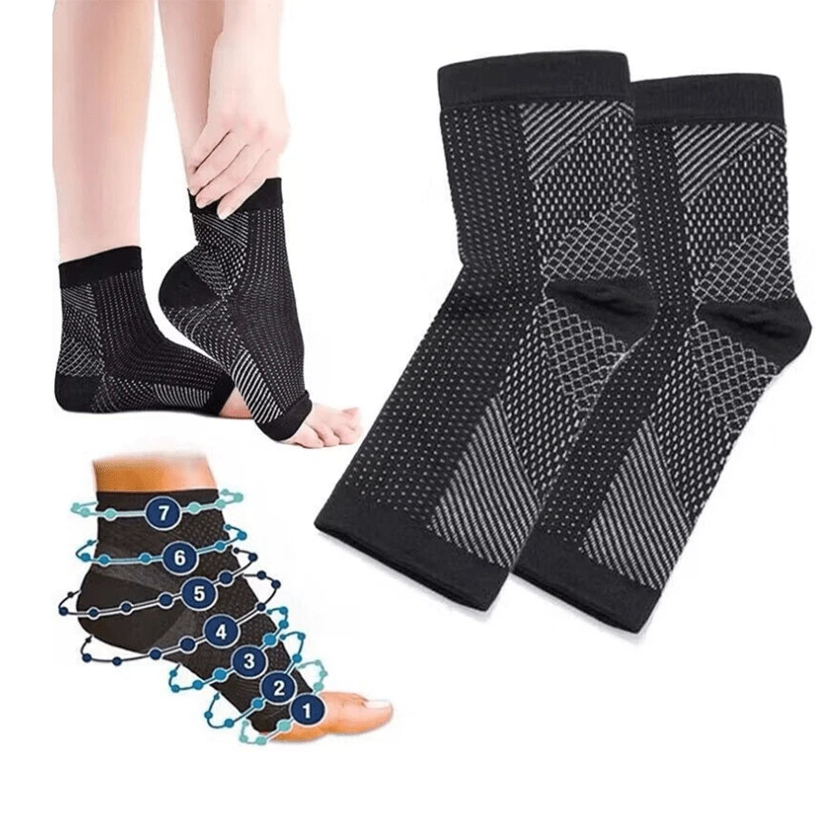 Chaussettes de Compression Anti-Fatigue pour Pieds