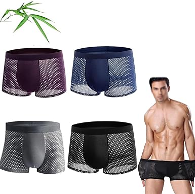 Pack de 4 Boxer respirants pour hommes