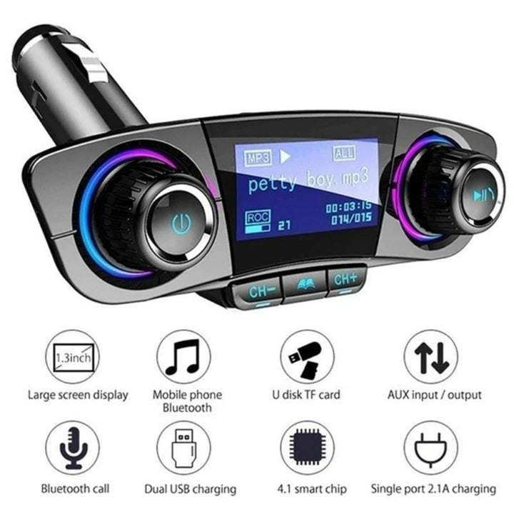 Mini lecteur MP3 Bluetooth avec transmetteur FM