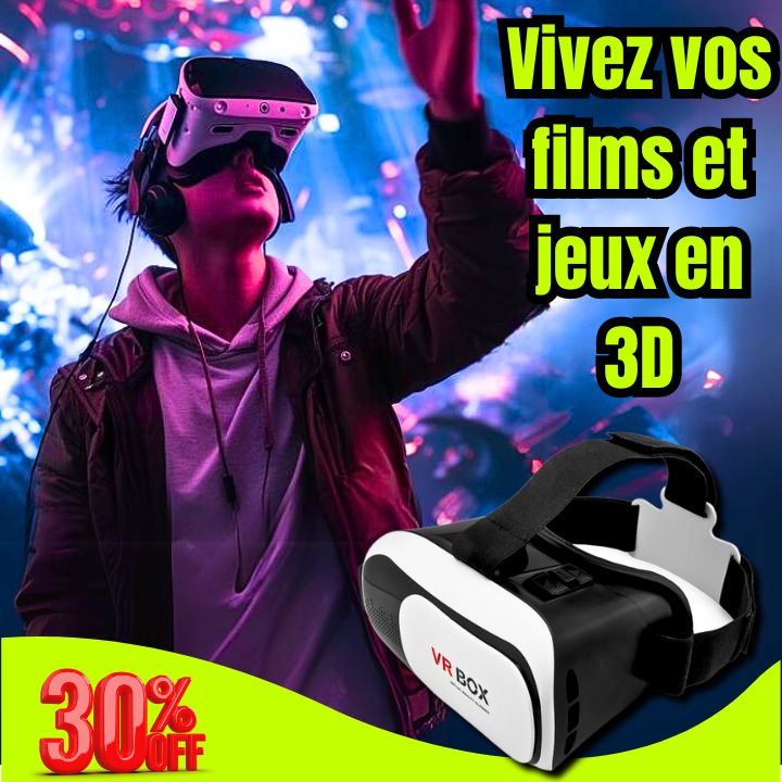 Lunettes de Réalité Virtuelle 3D