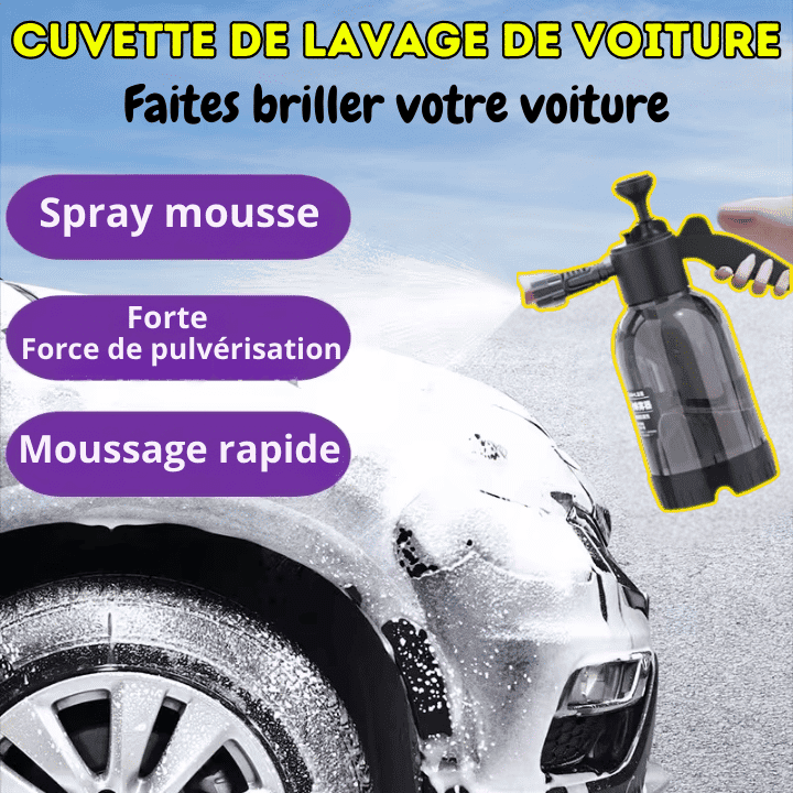 Pot Pulvérisateur de Mousse pour Lavage Auto