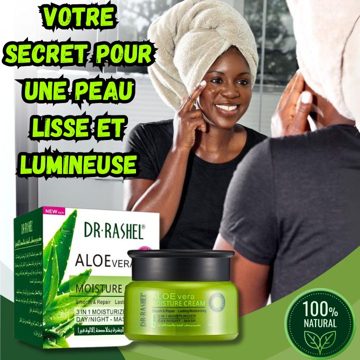 Crème hydratante pour le visage à l'Aloe Vera